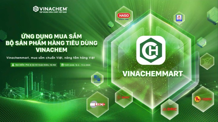 Hình ảnh giới thiệu ứng dụng mua sắm Vinachemmart